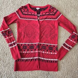 Festive Holiday Cardigan Sweater